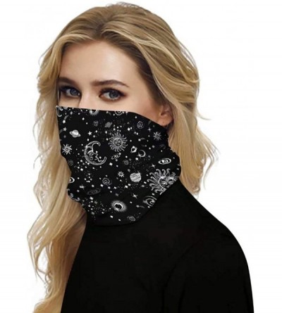 Balaclavas 2 Pcs Face Bandanas Mens Womens Headband Shield Scarf Neck Gaiters - Color Zb - C3198QIMRZH $13.11