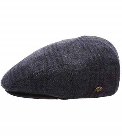 Skullies & Beanies Men's Premium Wool Blend Classic Flat IVY newsboy Collection Hat - 2363-navy - CT12NEO7H6Y $18.53