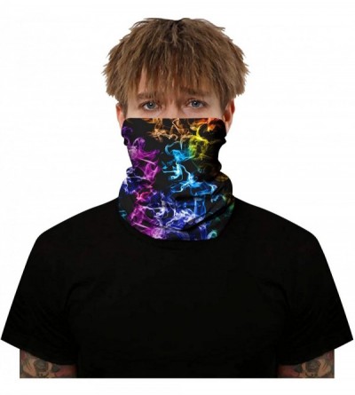 Balaclavas Unisex Bandana Face Mask Seamless Neck Gaiter Headwear-Motorcycle Face Cover Dust Wind Balaclava - Colored Smoke -...