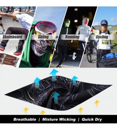 Balaclavas Skull Face Mask Bandanas- Neck Gaiter- Headwear- Magic Scarf- Headband for dust Sun Wind - Ac340 - CR18R5O06ZA $8.98