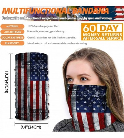 Balaclavas Multifunctional Bandana- Face Mask Bandanas-Headwear- Magic Scarf- Headband - National Flag 4 - CU1987Y6DM7 $10.10