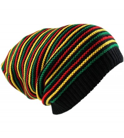 Skullies & Beanies Classic Rasta Long Dreadlock Multi Beanie - CV11AKP5WZ9 $17.40