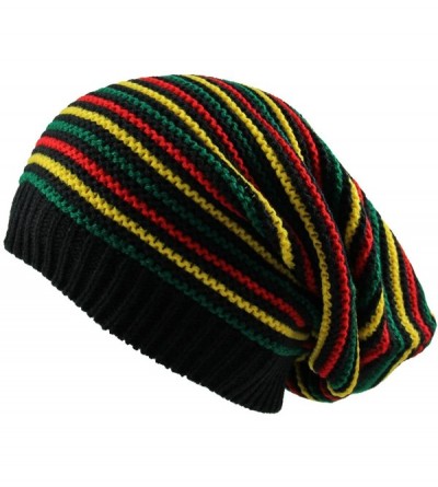 Skullies & Beanies Classic Rasta Long Dreadlock Multi Beanie - CV11AKP5WZ9 $17.40