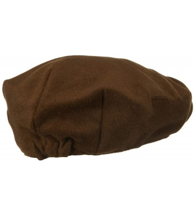 Newsboy Caps Big Wool Velvet Ivy Cap - Brown - C51173OYN01 $11.24