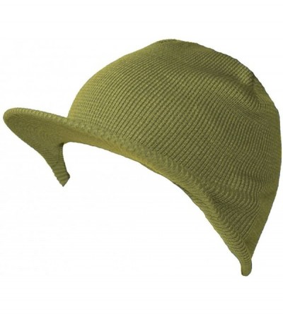 Skullies & Beanies Cuffless Beanie Visor 10 Piece Pack - Olive - CH17Z2QUSG7 $22.97