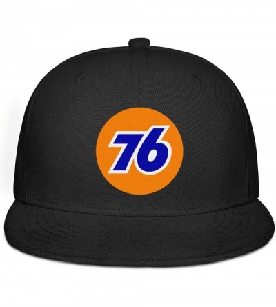 Baseball Caps Men/Women Print One Size Oil Logo Gas Station Plain Hat Flat Brim Baseball Cap - Black-68 - CN18WKELLKZ $20.80