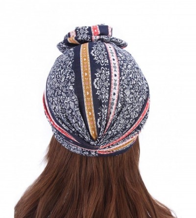 Skullies & Beanies Chemo Turbans Hats for Women Beanie Soft Fashion Slouchy Sleep Cap African Print Headwear - CL198NYXTGH $1...