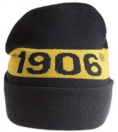 Skullies & Beanies Alpha Phi Alpha Beanie w/Shield Black- Gold - CO189U4THWT $19.53