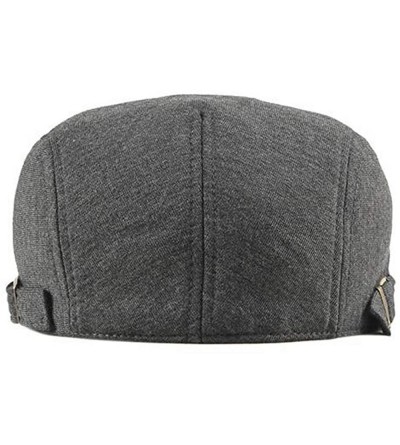 Newsboy Caps Men's Cotton Flat Ivy Gatsby Newsboy Driving Hat Cap - 2 Pack-g - CI18SHTKT6A $15.99