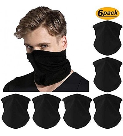 Balaclavas Headband Bandana Seamless Headwear Motorcycle - Black - CV197AQTEUU $14.56