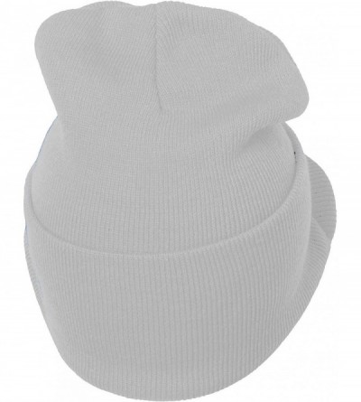 Skullies & Beanies Cuffless Beanie Visor Cap - White - CE111OL6L7R $10.75