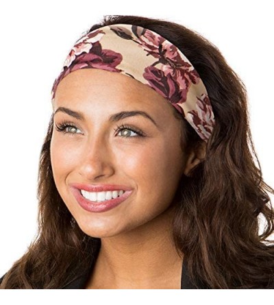 Headbands Adjustable Cute Fashion Sports Headbands Xflex Wide Hairband for Women Girls & Teens - CD18ILMX7US $20.87