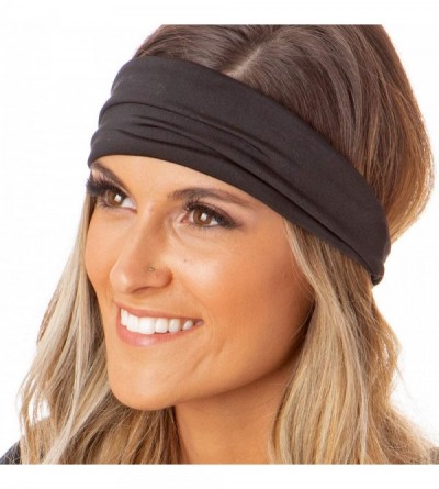 Headbands Adjustable Cute Fashion Sports Headbands Xflex Wide Hairband for Women Girls & Teens - CD18ILMX7US $20.87