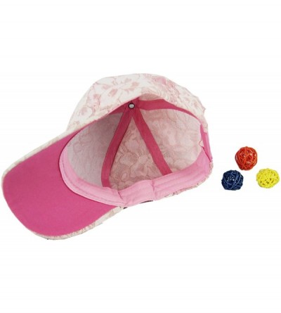 Baseball Caps Women Casual Embroidered Lace Flower Fashion Baseball Cap Hat - Set 2 - CB182XD6A80 $15.45