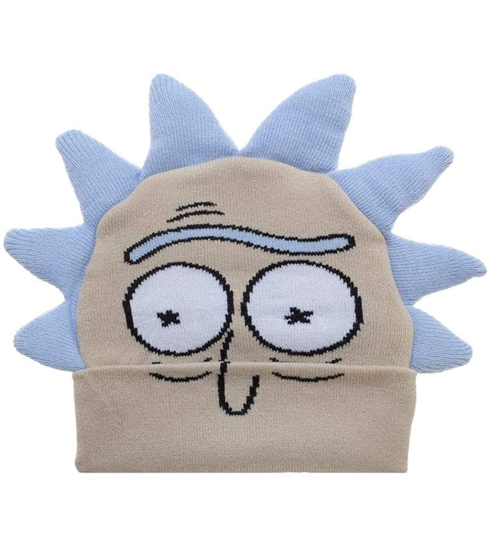 Skullies & Beanies Rick Hat Rick And Morty Beanie Rick And Morty Knit Hat Rick And Morty Hat - CN18KLLNQWL $10.95