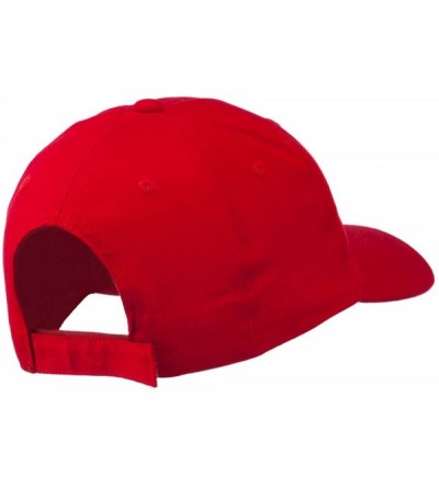 Baseball Caps Japanese Chinese Love Embroidered Cap - Red - CS11RNPK7FZ $19.59