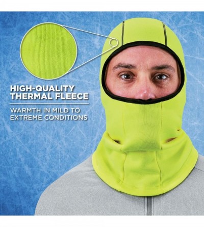 Balaclavas Balaclava- High Visibility Winter Face Mask- Thermal Fleece- Reflective- N-Ferno 6821HV - Lime - Each - CK114TLCI2...