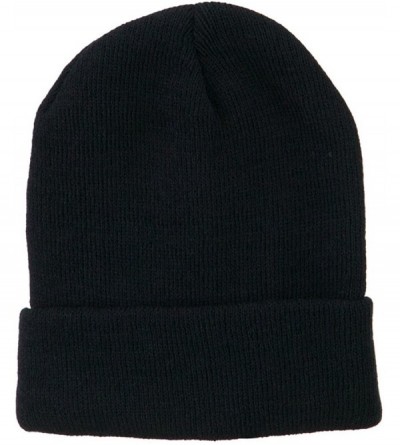 Skullies & Beanies Super Stretch Knit Watch Cap Beanie - Navy - CR11LUGV0WR $7.11