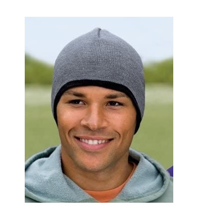 Skullies & Beanies Port & Company - Beanie Cap. CP91 - Navy/Natural - CE111K1B9Y1 $11.89