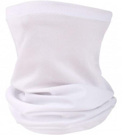 Balaclavas Men Women Sun UV Protection Cooling Neck Gaiter Bandana Balaclava Headwear - 1 Pcs_white - CK19882CZ62 $9.38