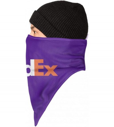 Balaclavas Half Balaclava Face Mens Womens Postal Man White-Fed-Ex-Express-Symbol-Logo-Motorcycle Face - White-47 - CM197U42W...