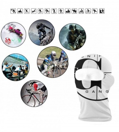 Balaclavas Include Balaclava Protection Windproof Cycling - White - CY18XWQIXRS $18.82