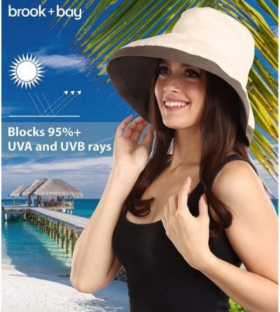 Sun Hats Outdoor Womens Sun Hat Protection - Beige - Cotton With Drawstring - C218E7WA3HQ $10.96