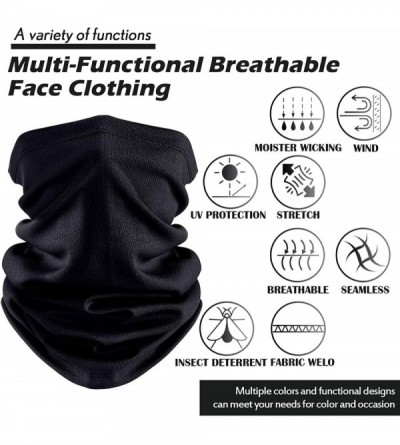 Balaclavas Summer UV Protection Neck Gaiter Scarf Balaclava Breathable Face Cover Scarf - CS198UL86DY $19.27