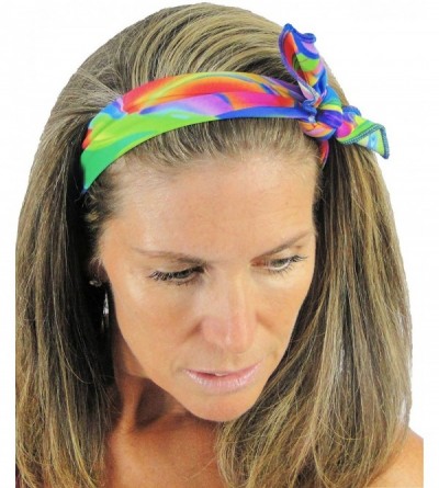 Headbands Removable Bow Training Headband - No Slip - No Sweat- Mango Orange - Mango Orange - CV12I8WP049 $7.83